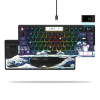 Wired Mechanical Gaming Keyboard with OLED