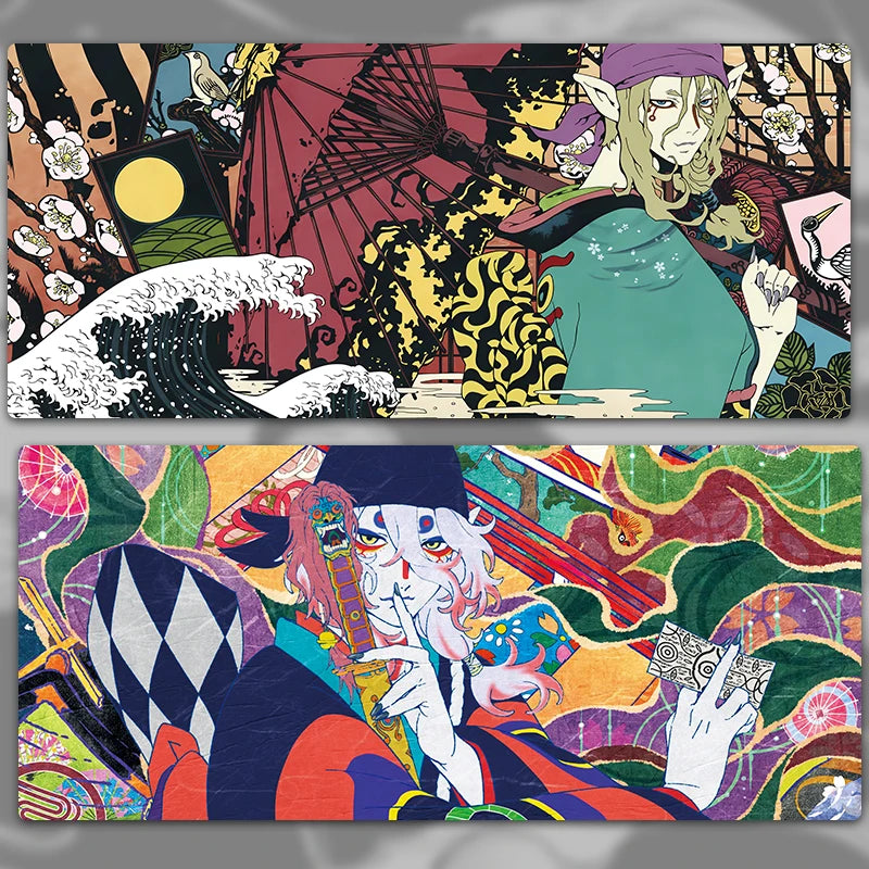 Japanese Ukiyo-e Style Mononoke Mouse pad