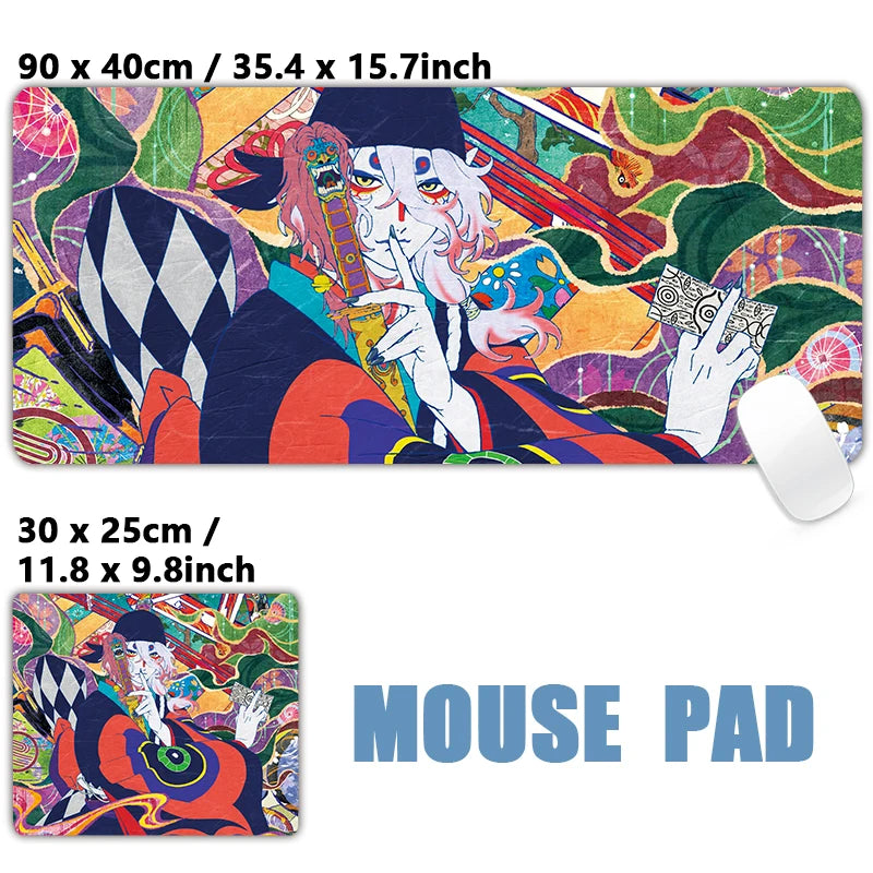 Japanese Ukiyo-e Style Mononoke Mouse pad