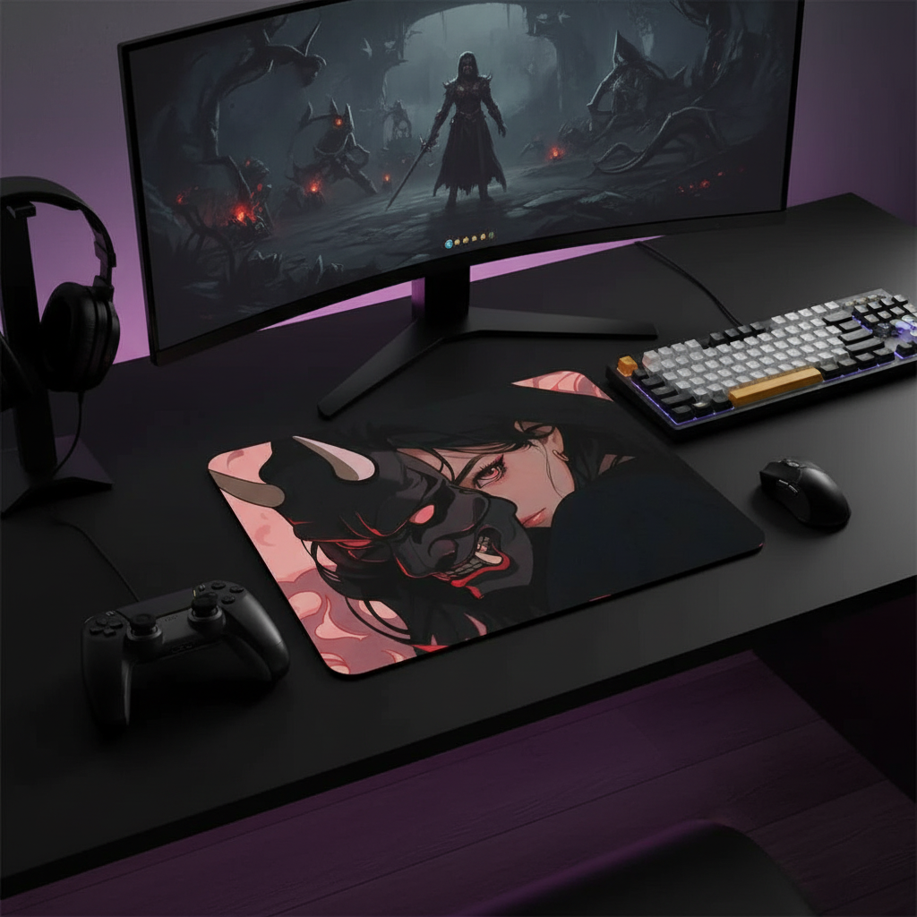 Mousepad With Anime-Type Aesthetic