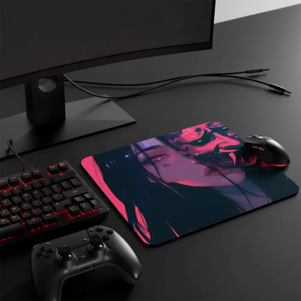 Mousepad With Anime-Type Aesthetic